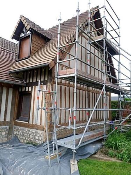 Échafaudage Lisieux Normandie