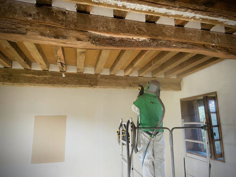 Décapage sablage aérogommage boiseries