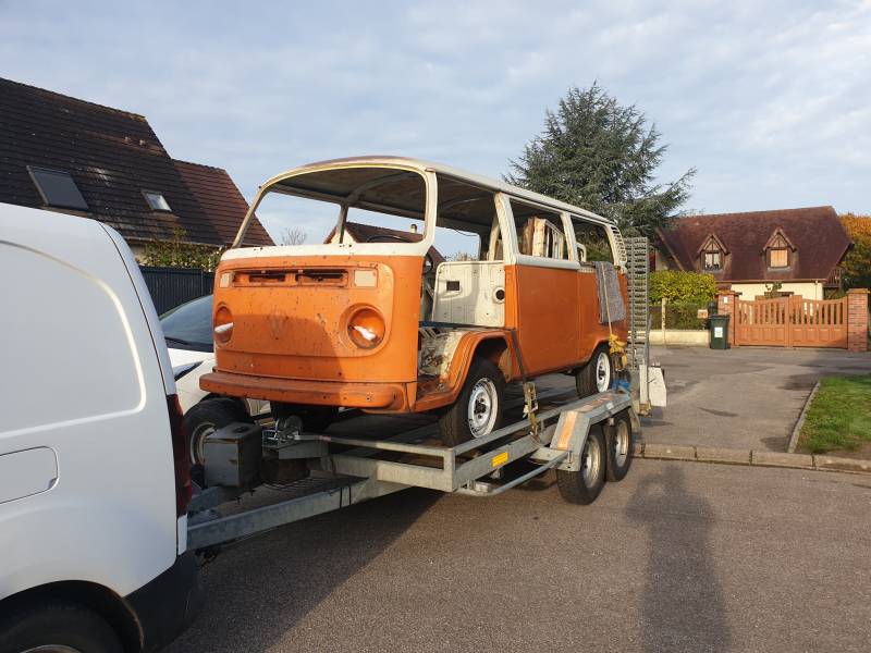 Nous transportons vos véhicules avant et arprès décapage