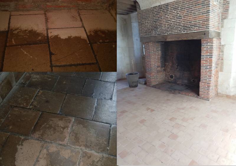 Décapage par aérogommage de sols