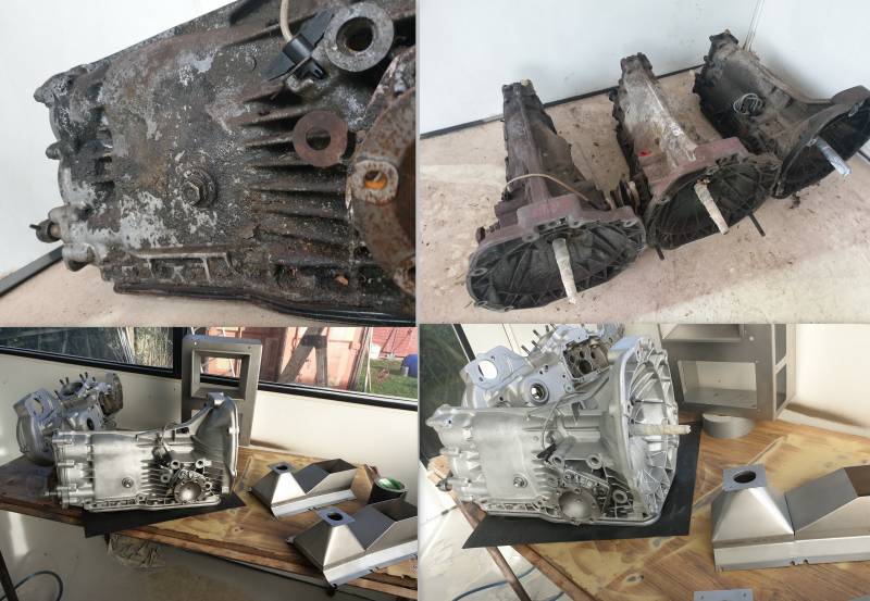 Décapage par aérogommage de pièces automobiles