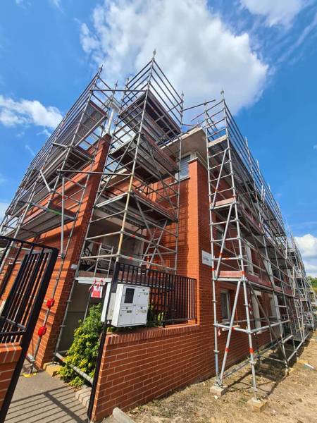 Echafaudage pour ravalement de façade